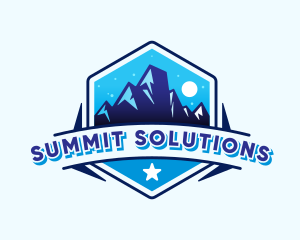 Mountain Peak Adventure logo design