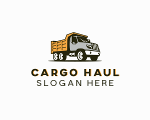 Cargo Dump Truck logo design