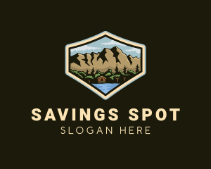 Outdoor Cabin Lodge logo design