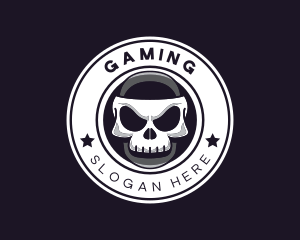 Skull Mask Gaming Logo