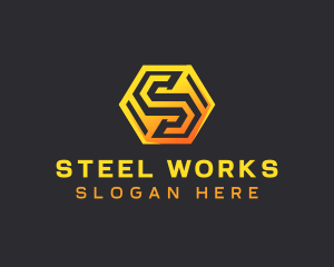 Industrial Construction Builder logo design