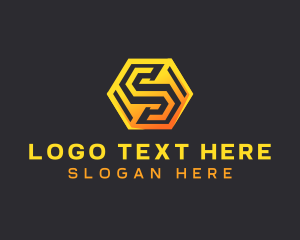 Hexagon - Industrial Construction Builder logo design