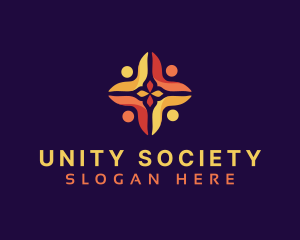 Society - People Support Organization logo design