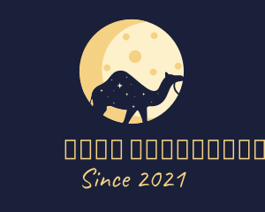 Moon - Night Camel Moon logo design