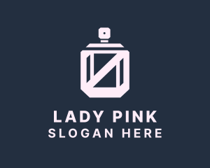 Pink Luxury Perfume logo design