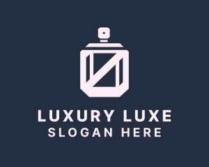 Pink Luxury Perfume logo design