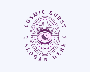 Eye Cosmic Astrology logo design