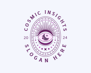 Eye Cosmic Astrology logo design