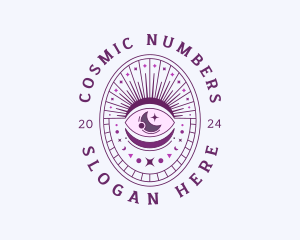 Eye Cosmic Astrology logo design