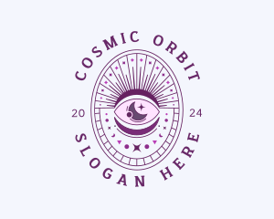 Eye Cosmic Astrology logo design