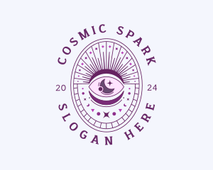 Eye Cosmic Astrology logo design