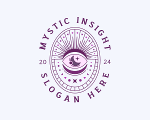 Eye Cosmic Astrology logo design