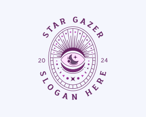 Eye Cosmic Astrology logo design