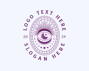 Fortune Telling - Eye Cosmic Astrology logo design