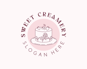 Sweet Baking Cake logo design