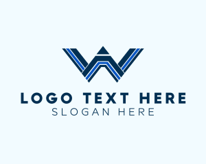 Marketing - Linear Pencil letter W Business logo design