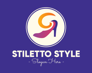 Stiletto - Fancy Fashion Stiletto logo design