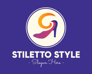 Fancy Fashion Stiletto logo design