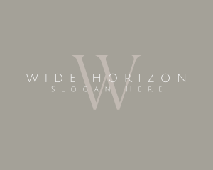 Wide - Luxury Fashion Boutique logo design