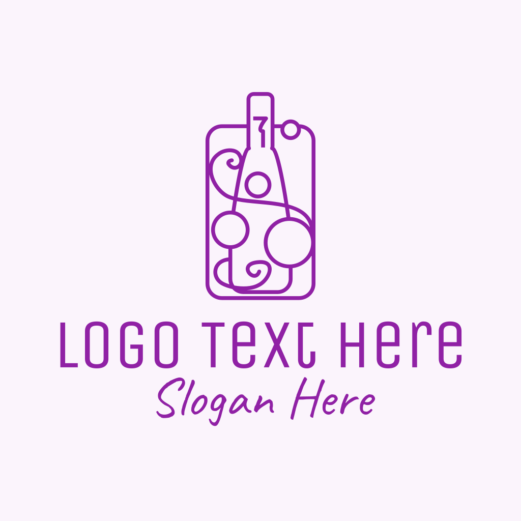 Minimalist Liquor Bottle Logo | BrandCrowd Logo Maker