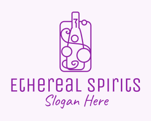 Spirits - Minimalist Liquor Bottle logo design