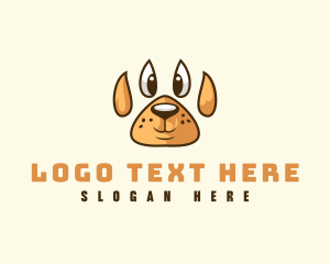 Paw Print - Paw Doggy Pet logo design