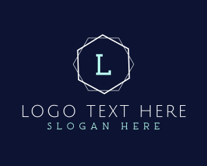 Blue Hexagon - Minimalist Generic Business logo design