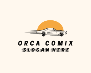 Supercar - Fast Supercar Racing logo design