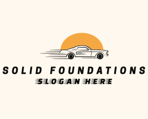 Road Trip - Fast Supercar Racing logo design