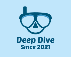 Dive - Aquatic Snorkeling Mask logo design