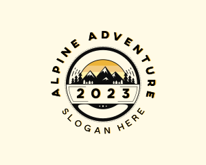 Alpine Mountain Valley logo design