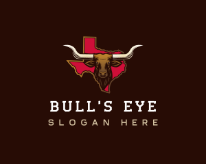 Longhorn Bull Texas logo design