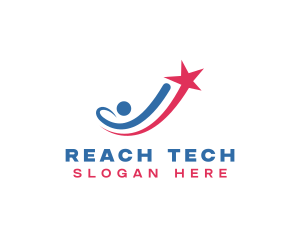Reach - Leader Career Success logo design