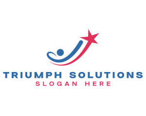 Triumph - Leader Career Success logo design