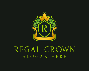 Royalty Shield Banner  logo design