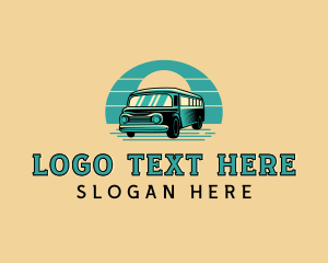 Tourist - Travel Bus Vehicle logo design