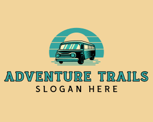 Vintage Bus Vehicle logo design