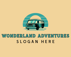 Vintage Bus Vehicle logo design