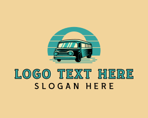 Tour Guide - Travel Bus Vehicle logo design