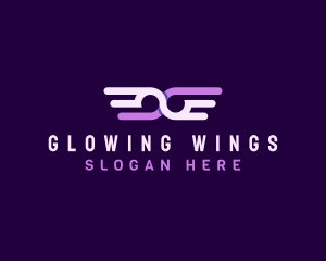 Motor Loop Wings logo design