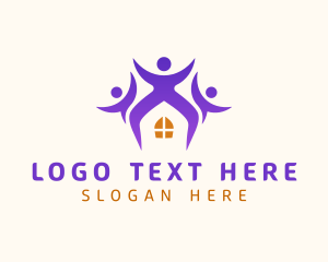 Human - People Orphanage Foundation logo design