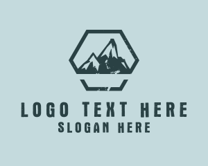 Rustic Outdoor Mountain  Logo