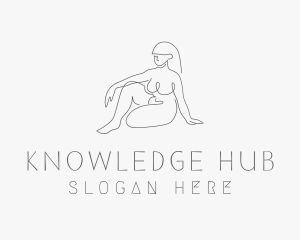 Porn - Sexy Woman Model logo design