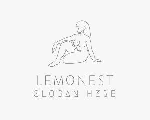 Adult Entertainer - Sexy Woman Model logo design