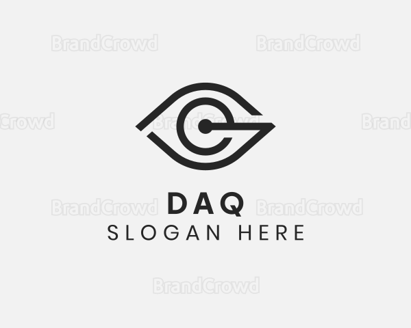 Optical Eye Letter G Logo