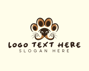 Dog Trainer - Paw Doggy Pet logo design
