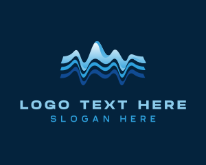 Abstract - Sound Audio Wave logo design