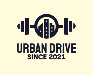 Urban City Fitness Gym logo design