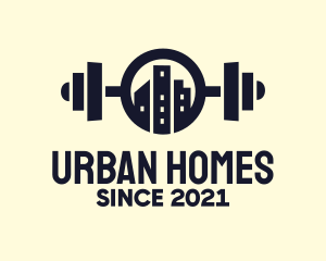 Urban City Fitness Gym logo design