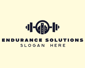 Urban City Fitness Gym logo design